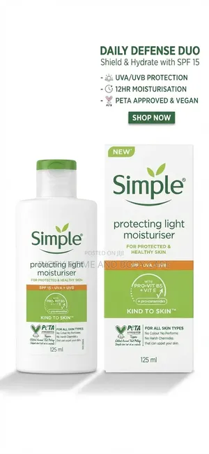Simple Protecting Light Moisturiser 125ml