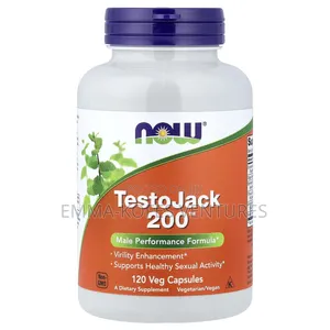 Now Testojack 200tm, 120 Veg Capsules