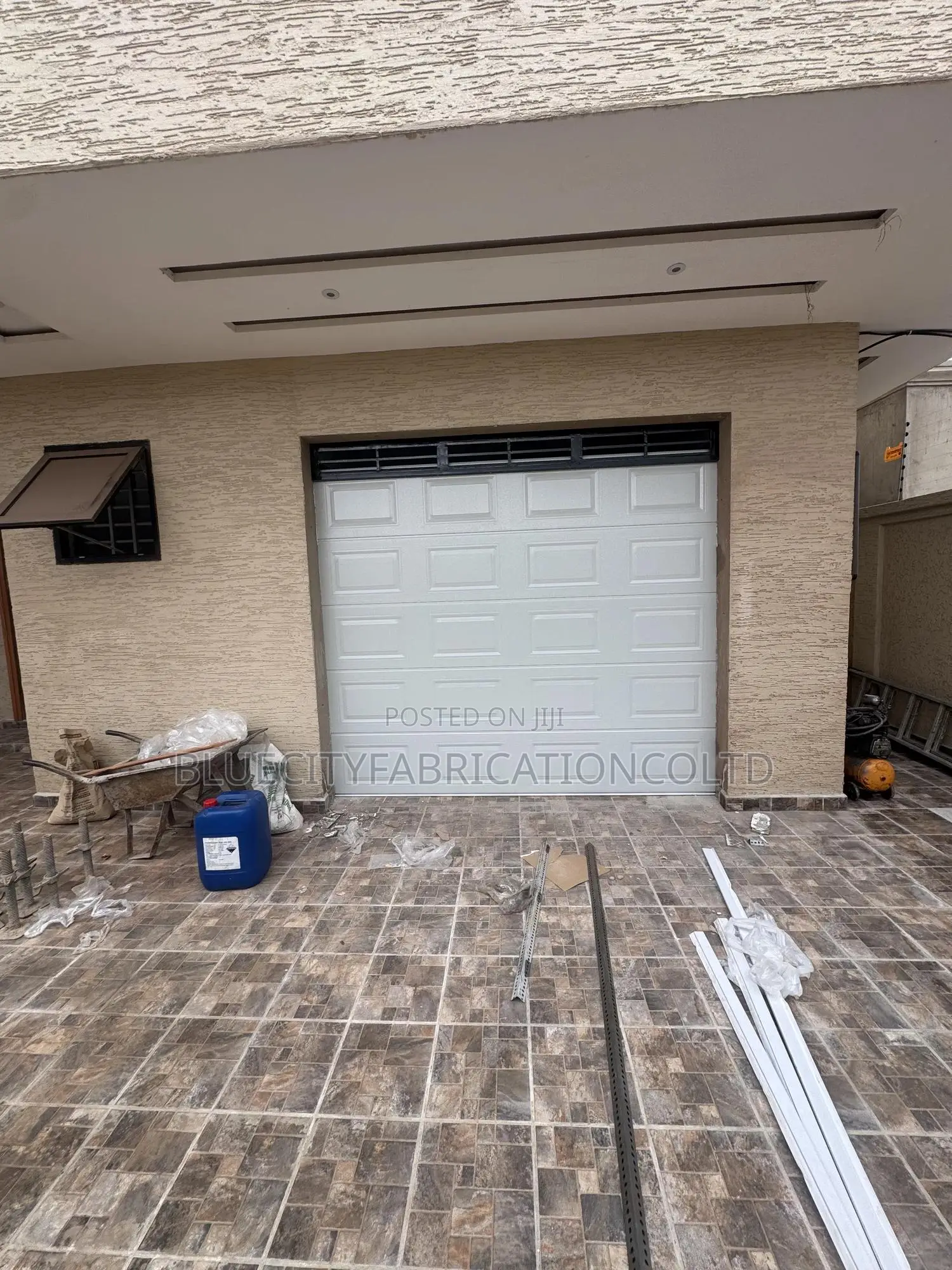 White Garage Door