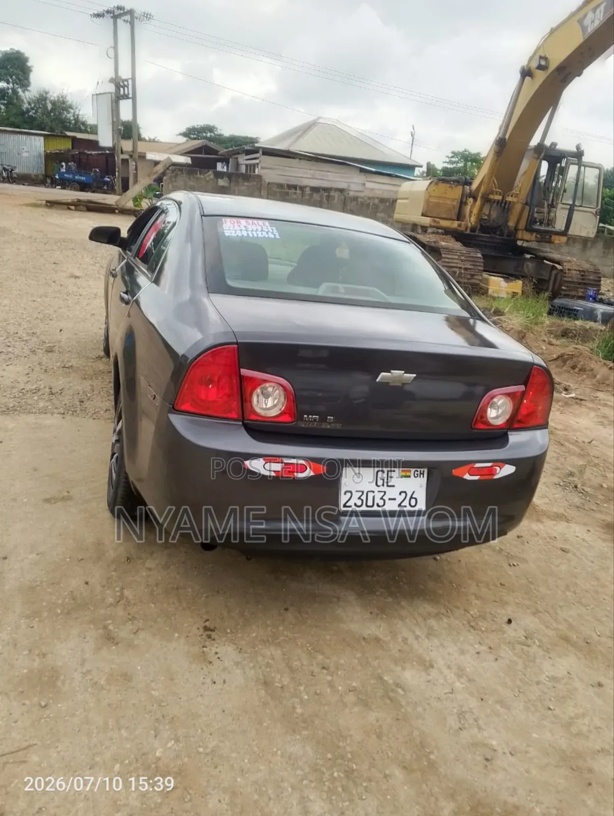 Chevrolet Malibu 2012 Matt Black