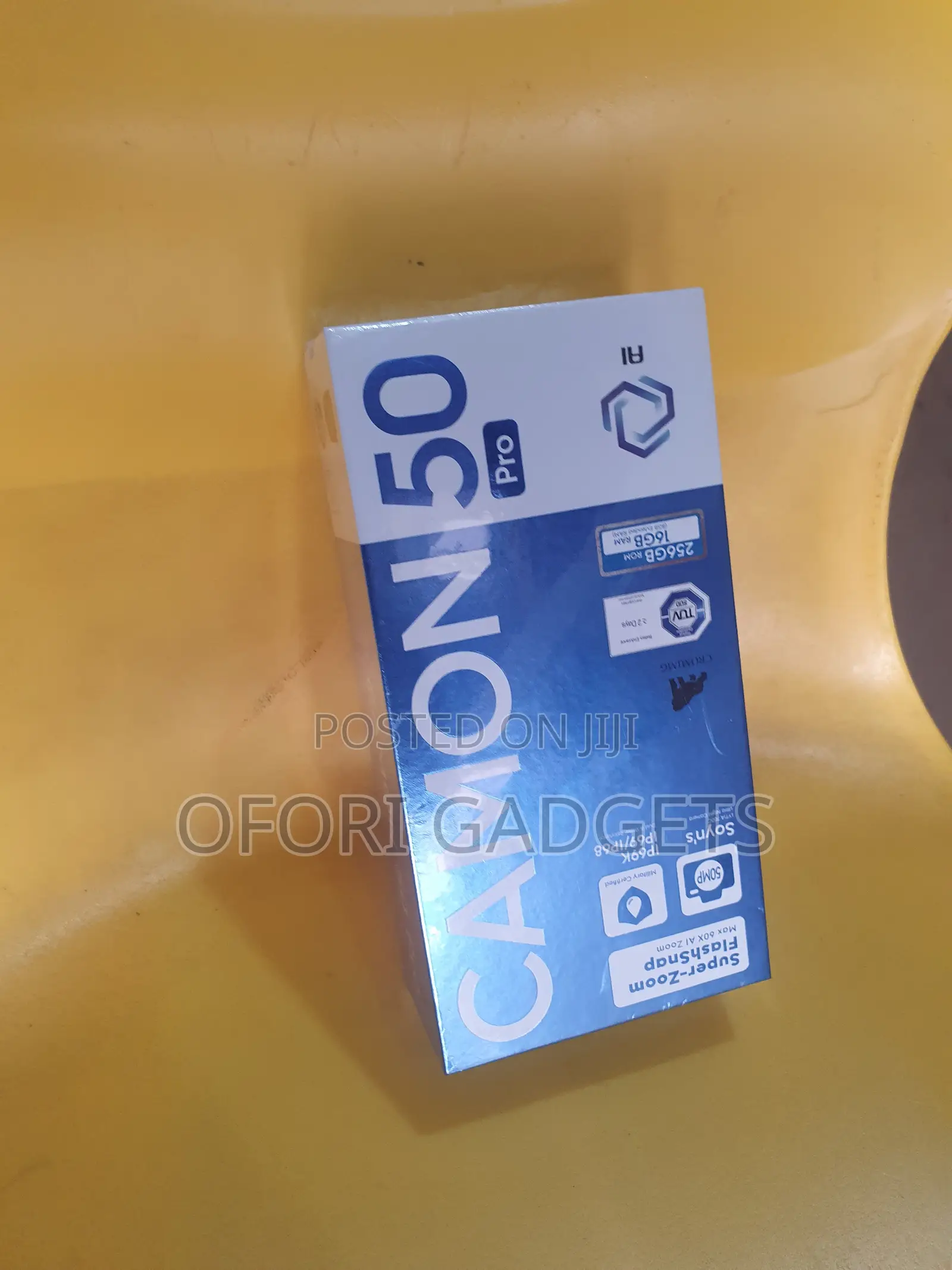 New Tecno Camon 50 Pro 256 GB Black