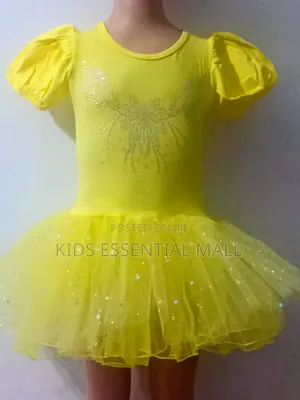 Yellow Lovely Ballet Dress Ages 2 to 16 Years