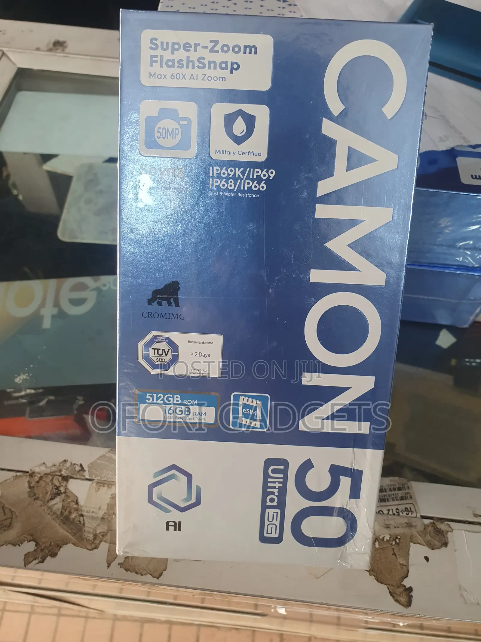 New Tecno Camon 50 Ultra 512 GB Black