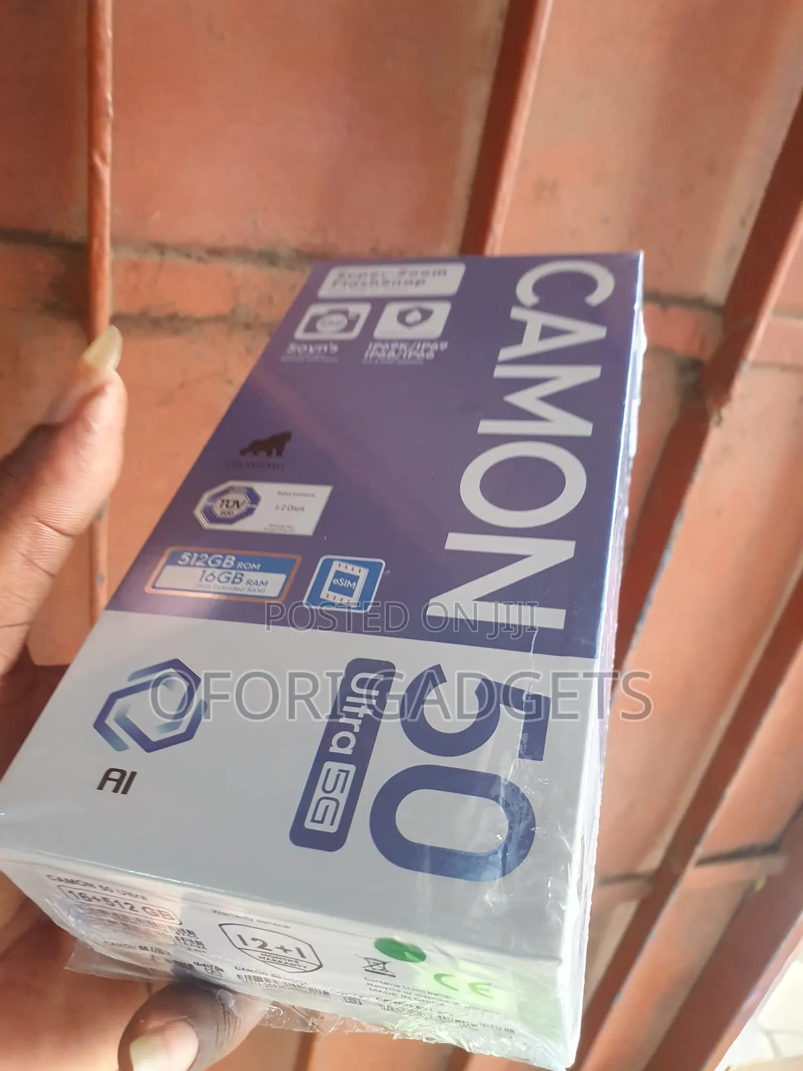 New Tecno Camon 50 Ultra 512 GB Black