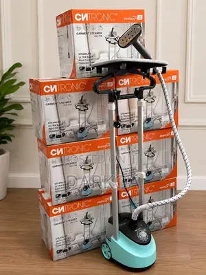 Standing Garment Steamer With Ironing Board