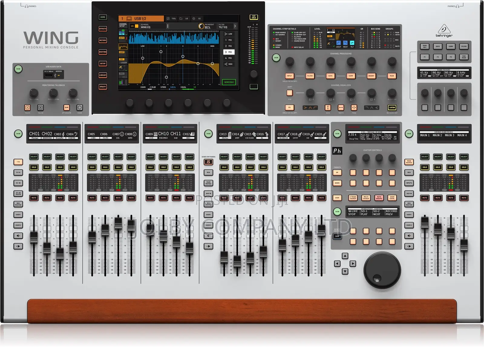 Behringer Wing With Stage Box and Cat 6 100 M