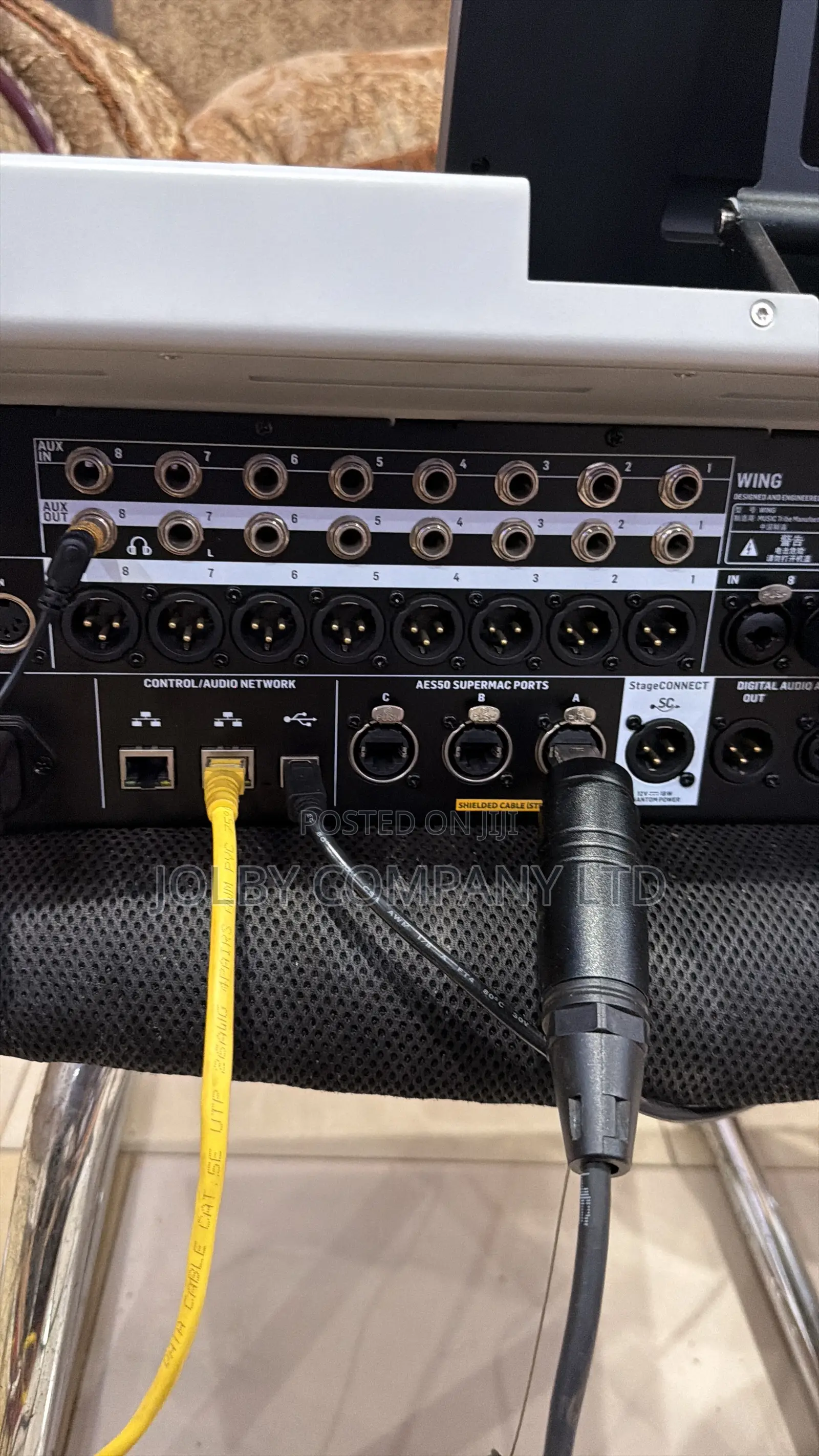 Behringer Wing With Stage Box and Cat 6 100 M