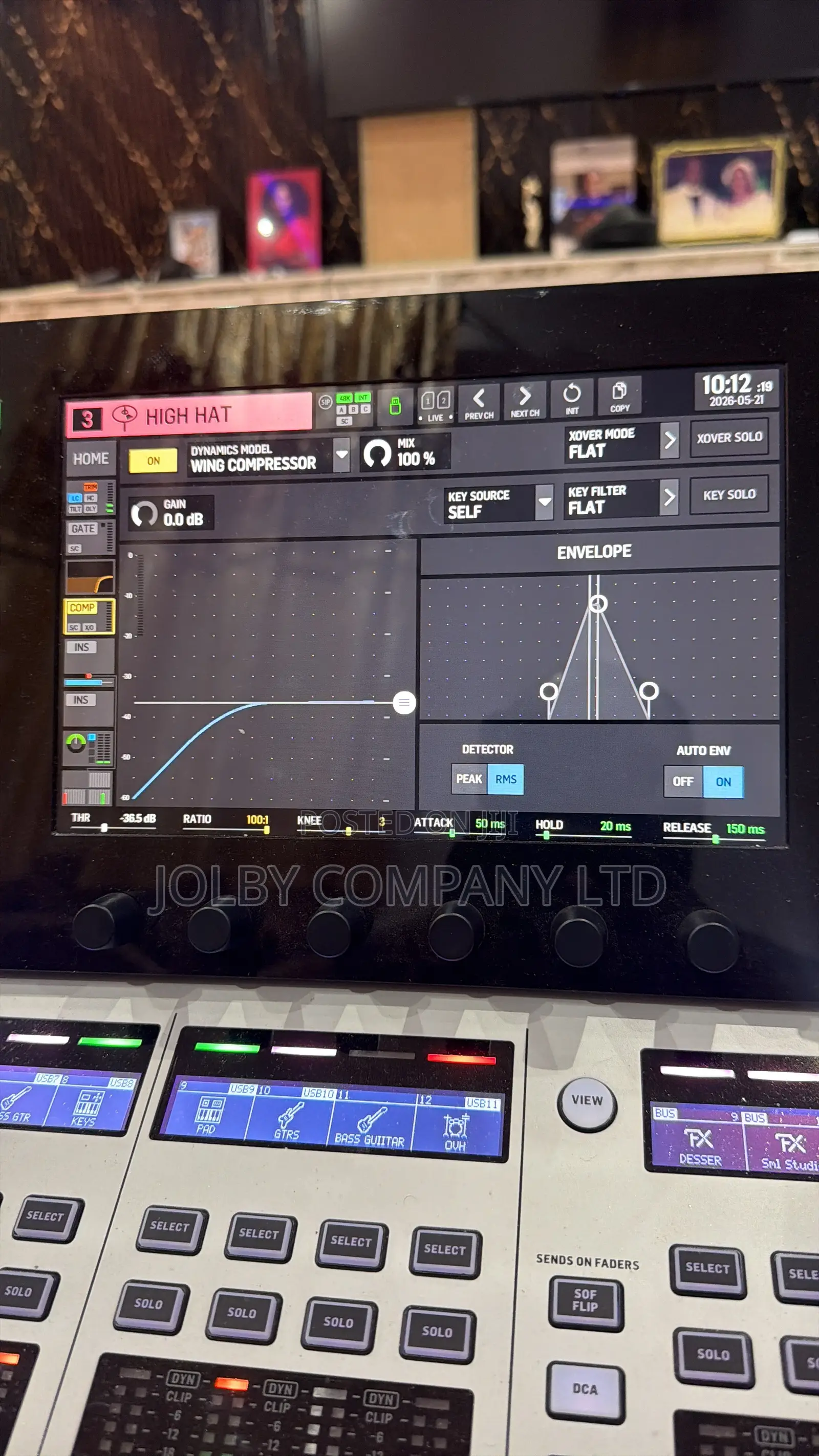 Behringer Wing With Stage Box and Cat 6 100 M
