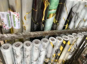 10 Yards Adhesive Mable Design Stickers