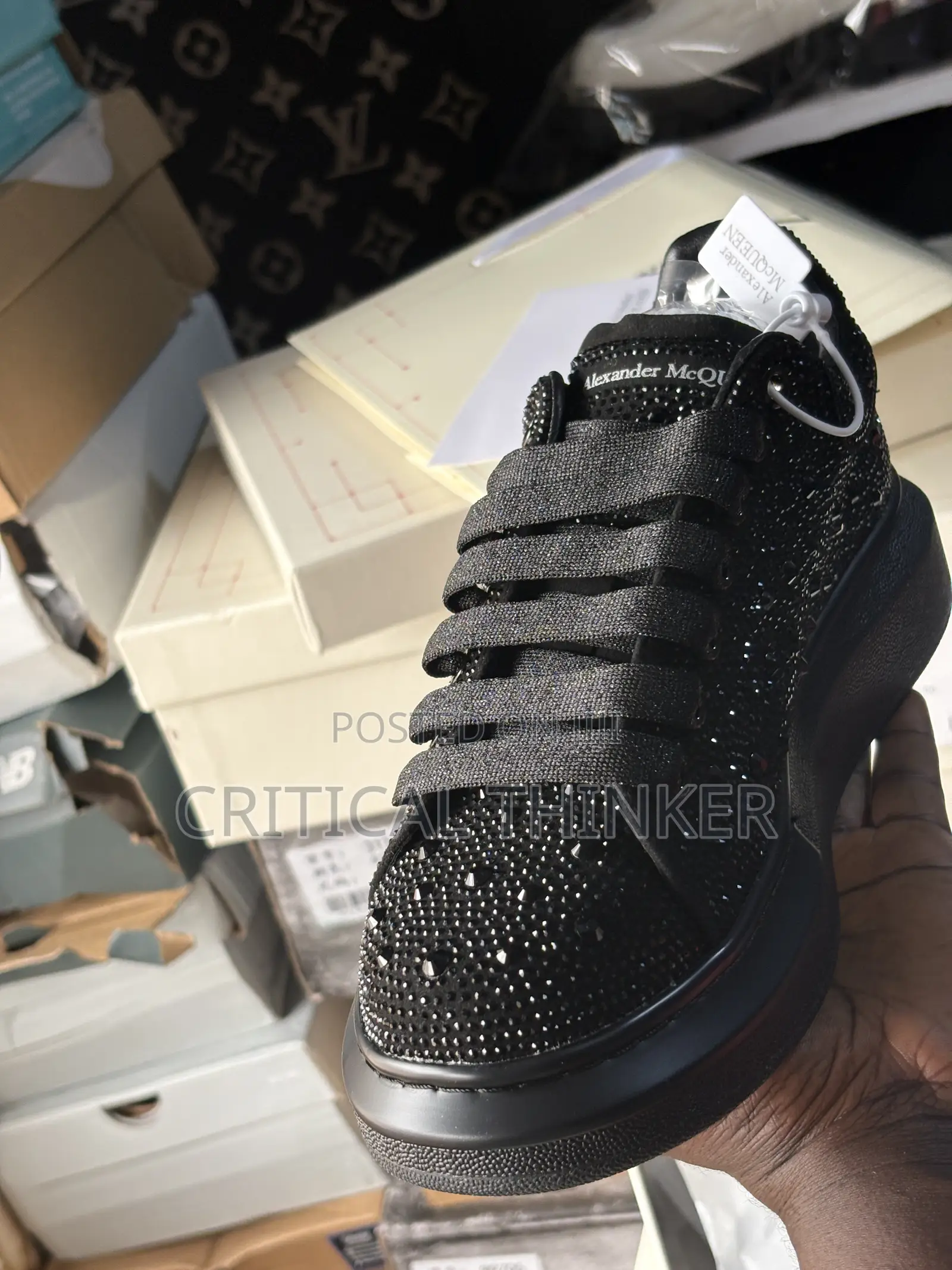 Original Alexander McQueen Rhinestone
