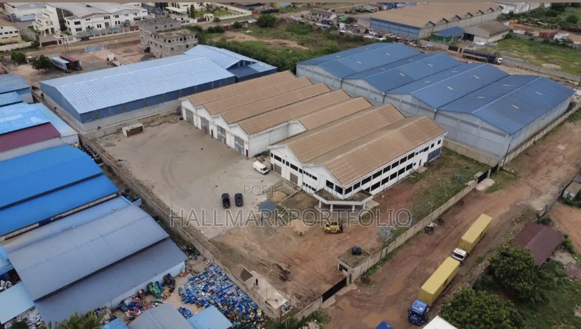 2440sqm Warehouse With 1260sqm Office Space Tema Industrial Area