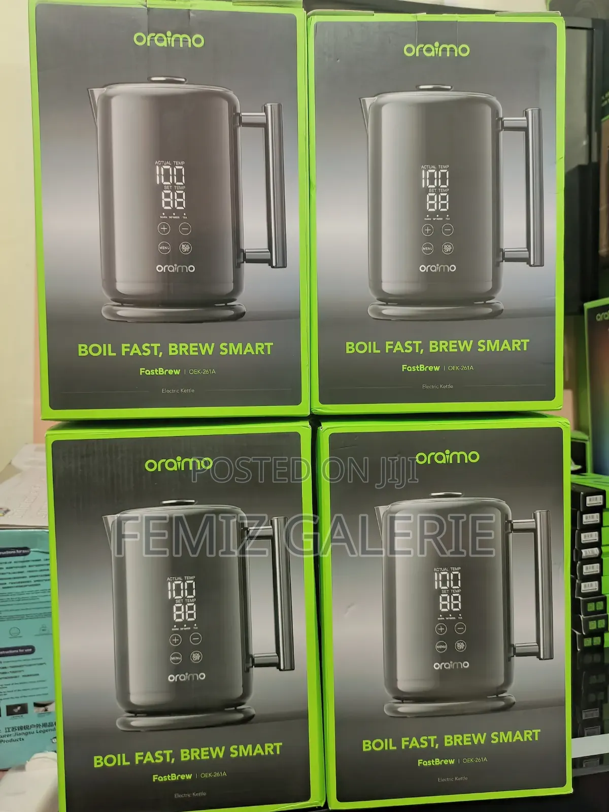 Oraimo Fastbrew Fast Smart 1.7l 316 Stainless Steel Electric Kettle
