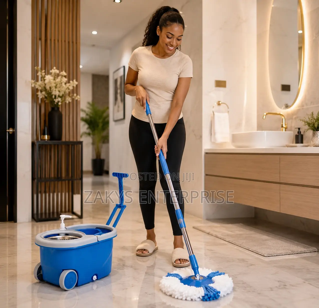 360 Rotating Spin Mop With Bucket