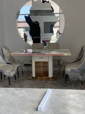 Modern and Nice Looking 6 Seater Marble Dining
