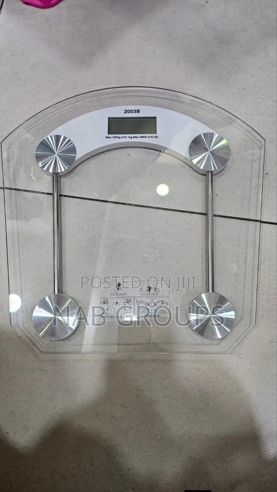 Digital Thick Glass Body Scale