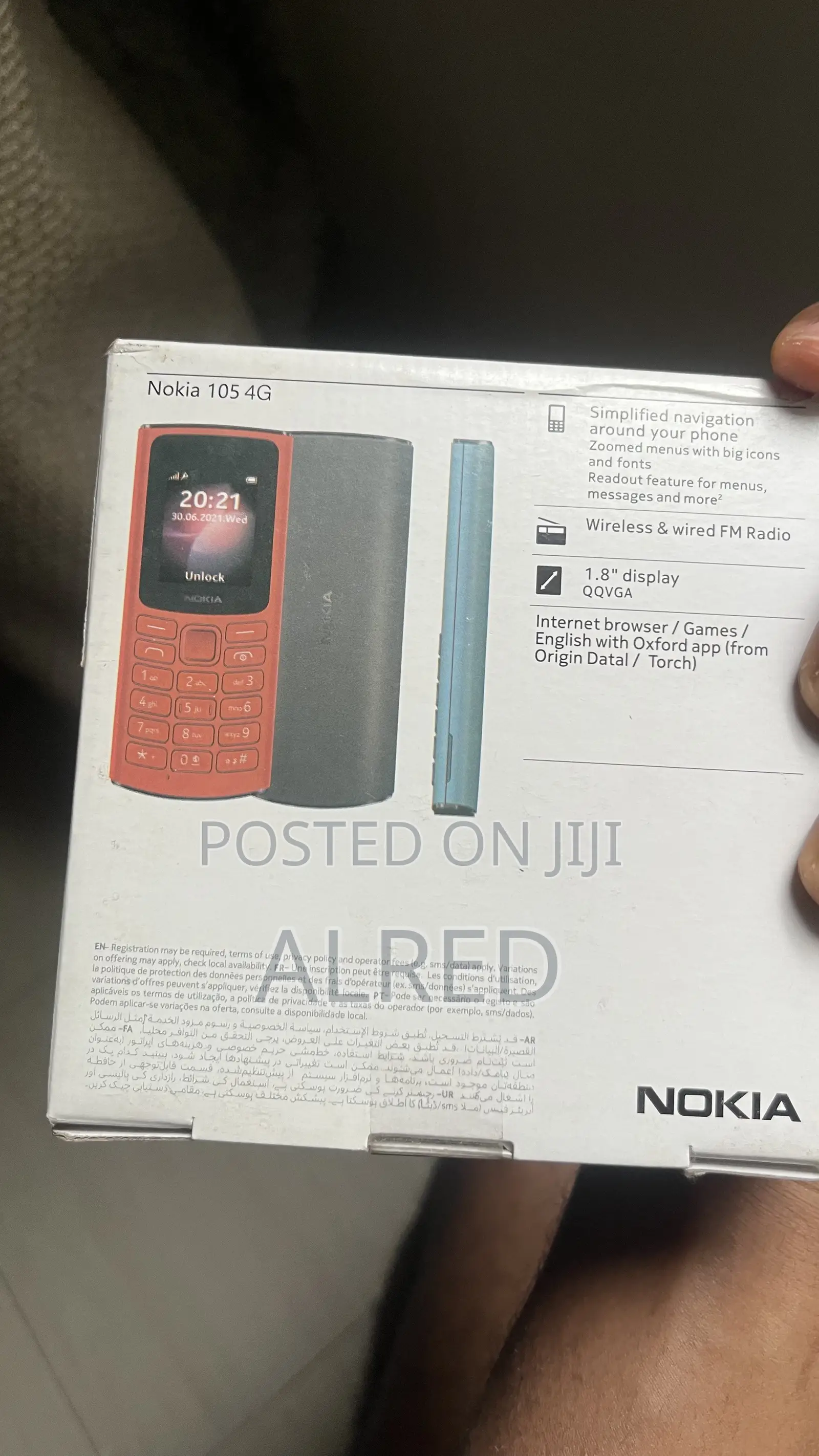 New Nokia 105 Black