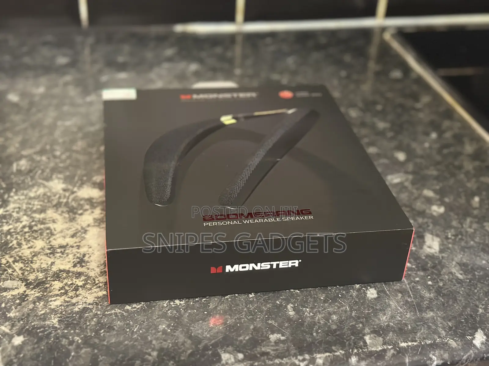 Monster Boomerang Personal Wearable Bluetooth Speaker