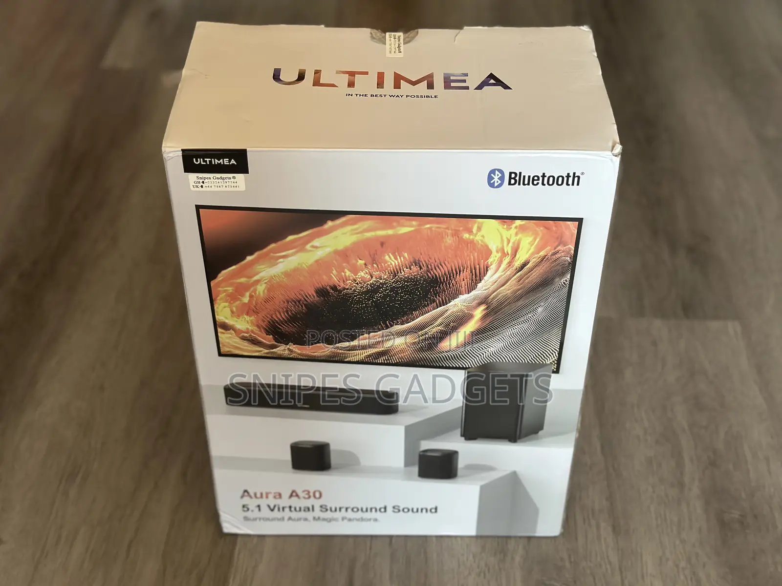 Ultimea Aura A30 Portable 5.1 Virtual Surround Soundbar (250 Watts)