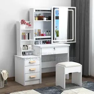 Modern Vanity Dresser With Led