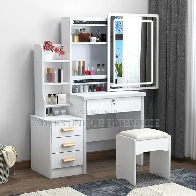 Modern Vanity Dresser With Led