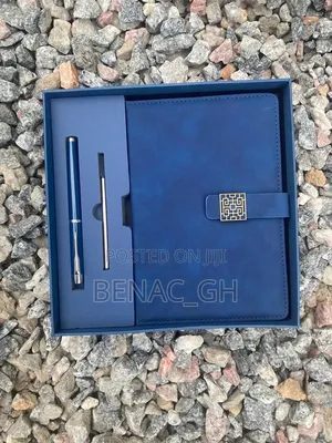 Luxury Executive Leather Notebook With Metal Pen | Corporate Gift Set