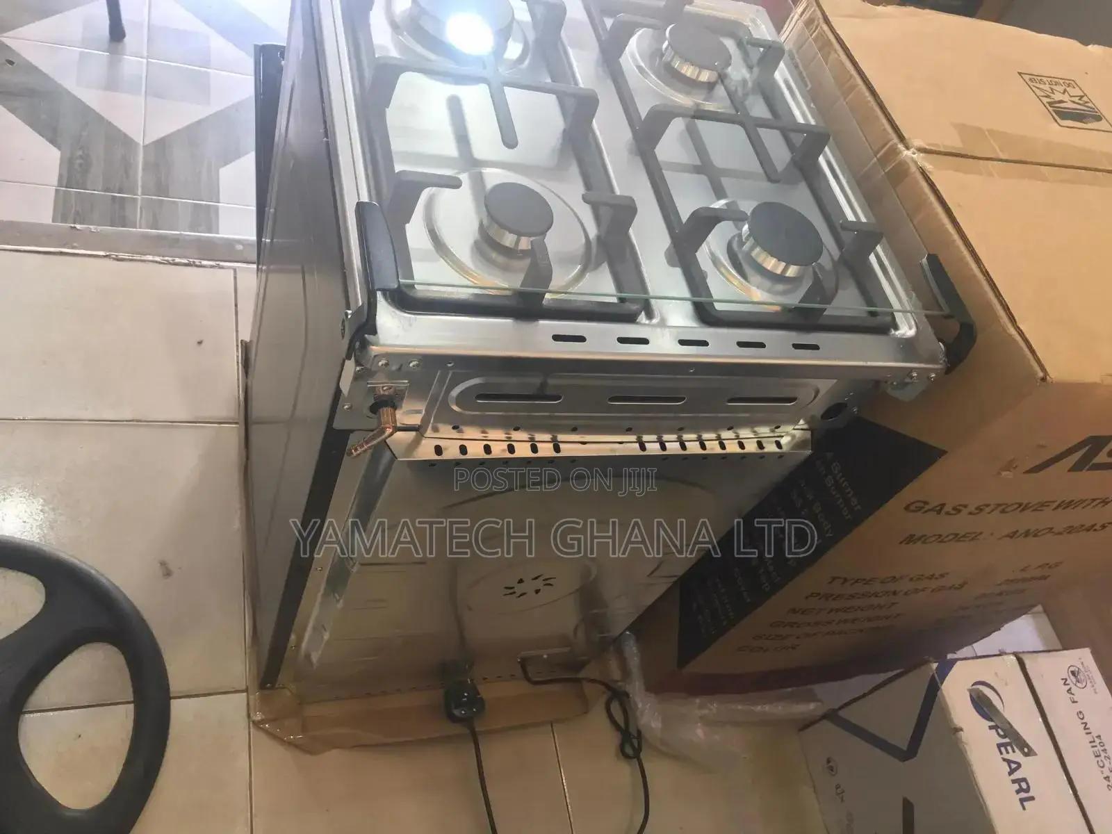 Quality Asano 50x50 Automatic Ignition Gas Stove With Oven and Grill