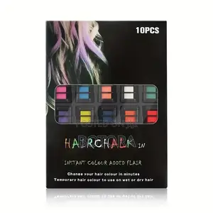 10-Color Hair Chalk Makeup Kit