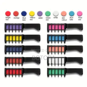 10-Color Hair Chalk Makeup Kit