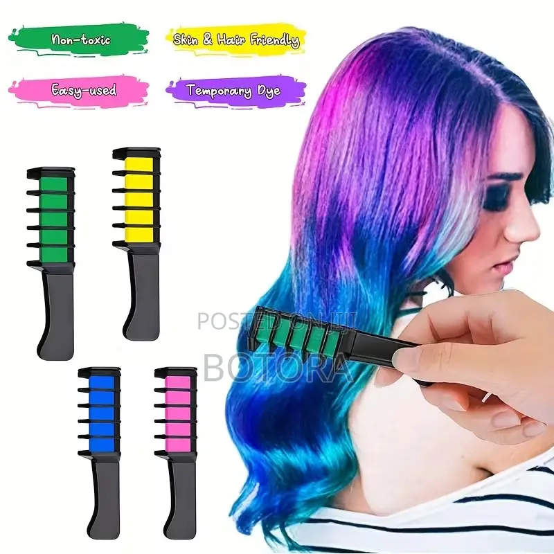 10-Color Hair Chalk Makeup Kit