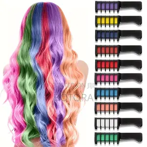 10-Color Hair Chalk Makeup Kit