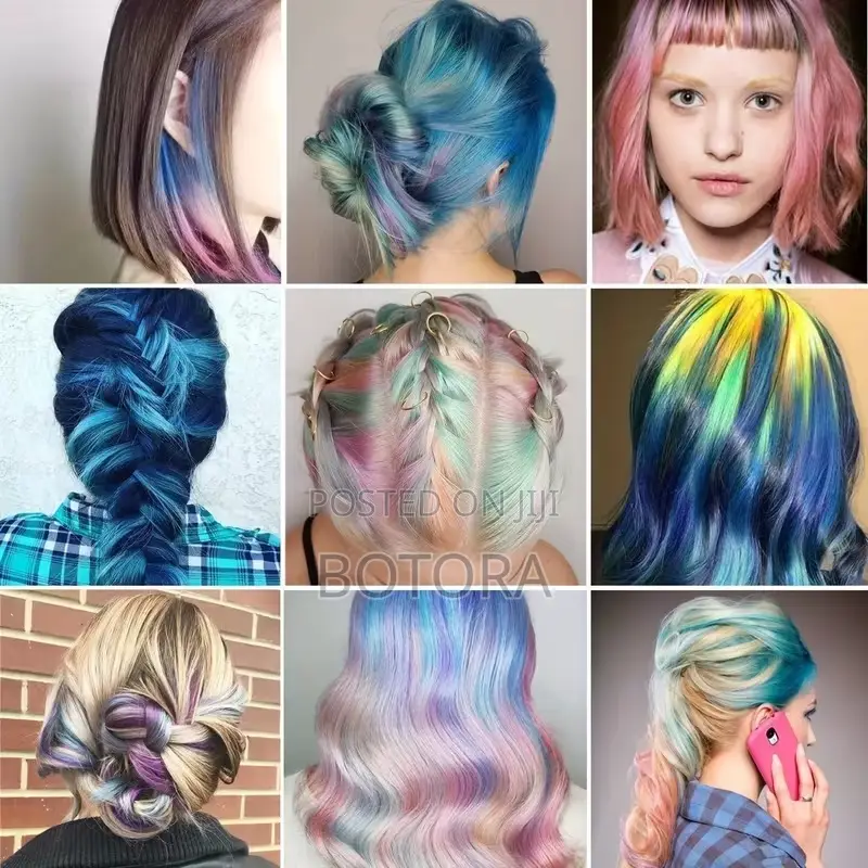 10-Color Hair Chalk Makeup Kit