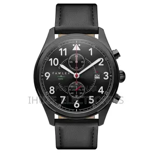 Fraser | Black Pilot’S Chronograph Watch