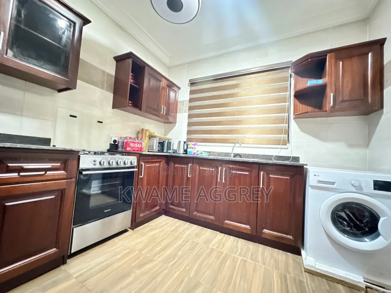 Furnished 1bdrm Apartment in Adjiriganor for rent