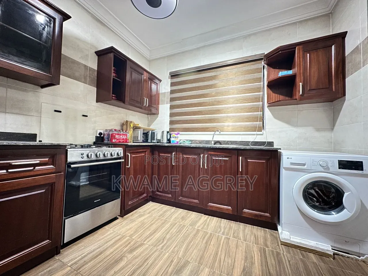 Furnished 1bdrm Apartment in Adjiriganor for rent