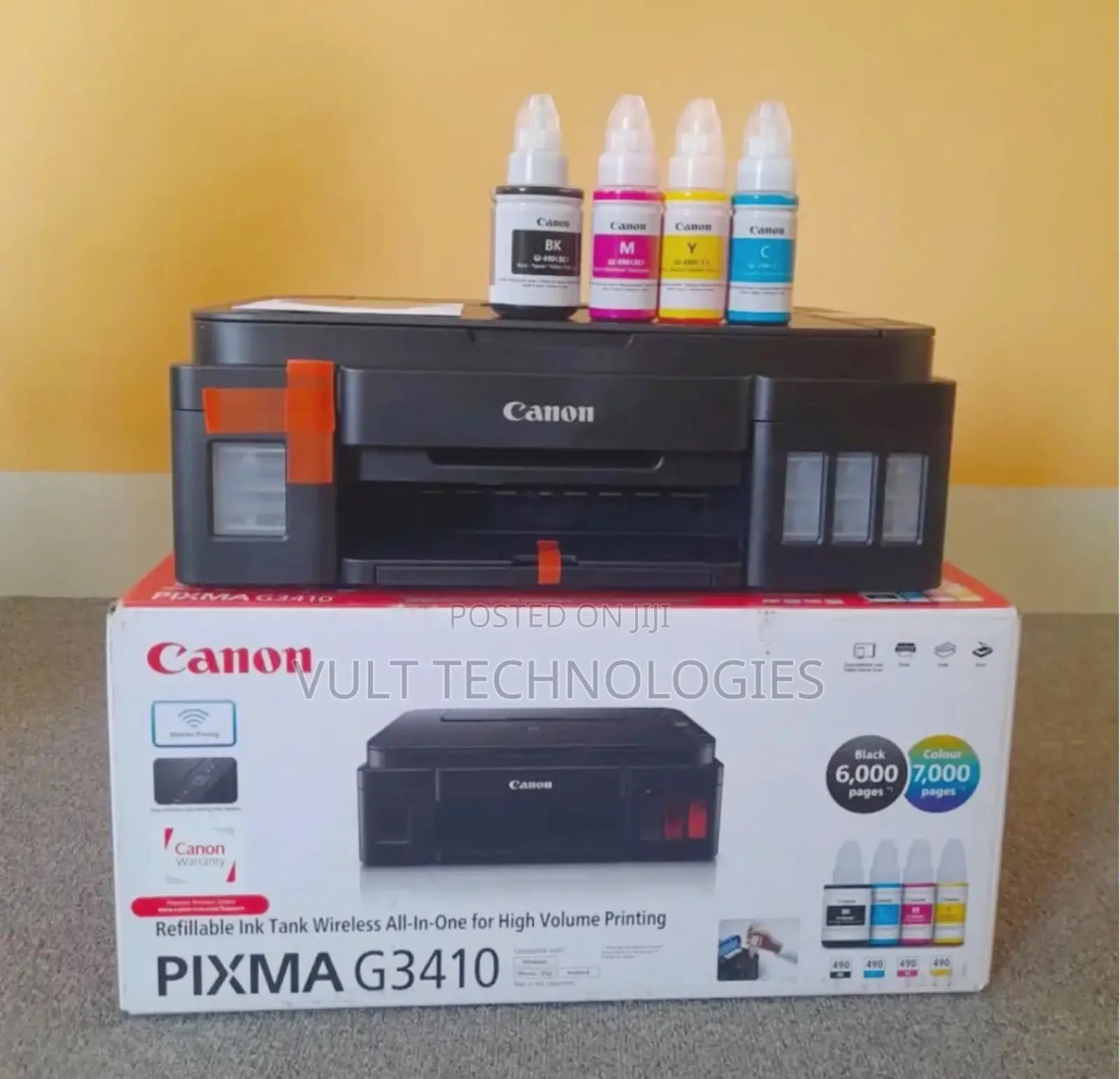 Canon Pixma G3410 Wireless 3 in 1 A4 Printer