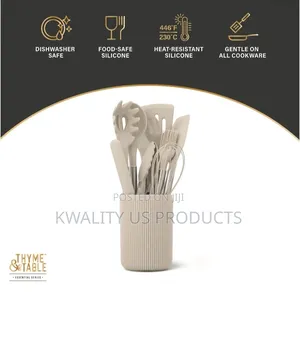 Thyme and Table 10-Piece Silicone Utensil Set