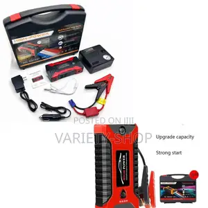 High Capacity Jump Starter With Complete Accessories