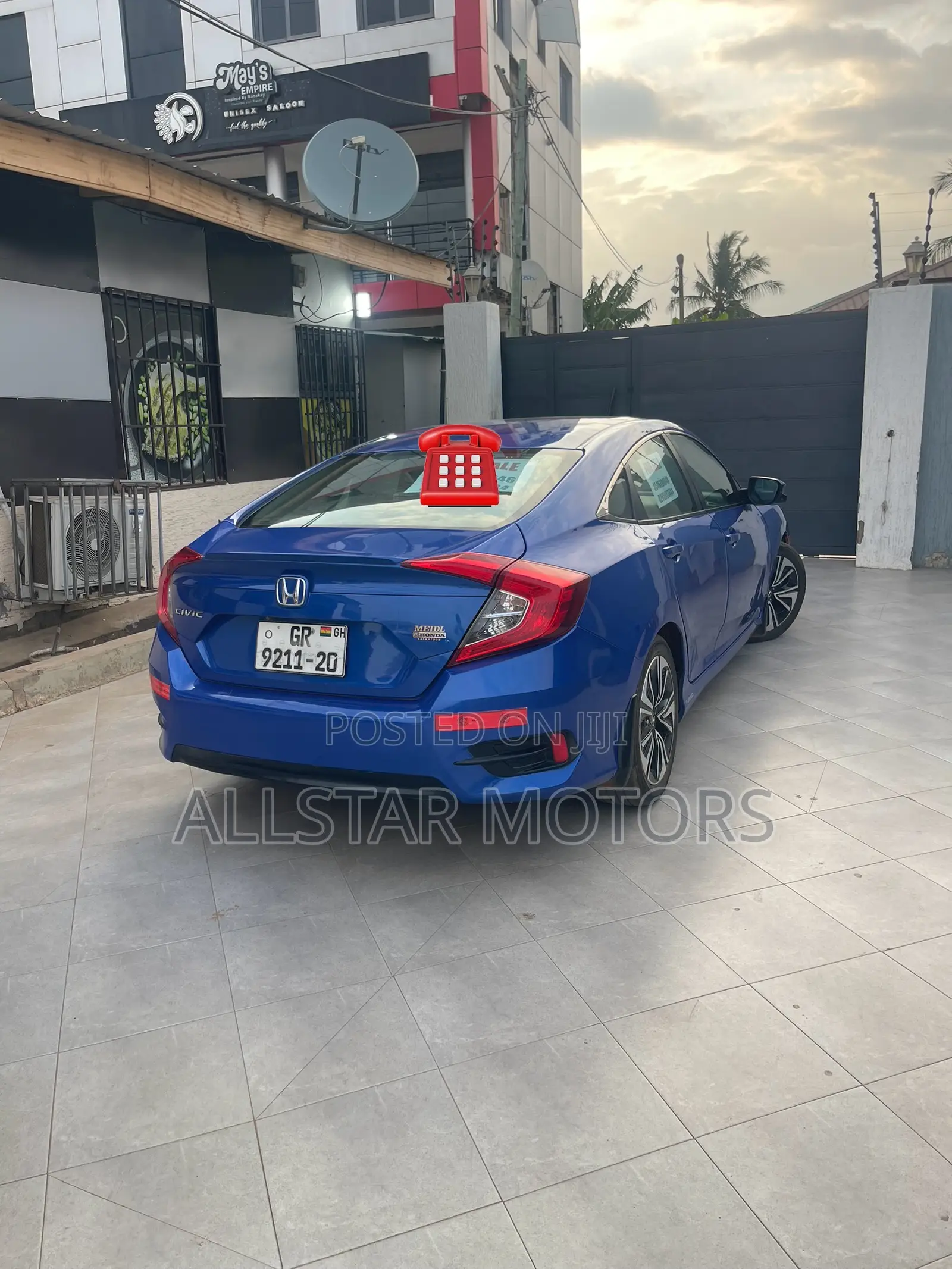 Honda Civic EX-L 4dr Sedan (1.5L 4cyl) 2016 Blue