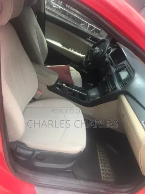Hyundai Sonata Limited 2.0T Seban (2.0L 4cyl 6A) 2017 Red