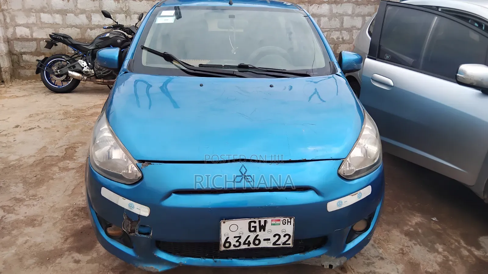 Mitsubishi Mirage 2014 Blue