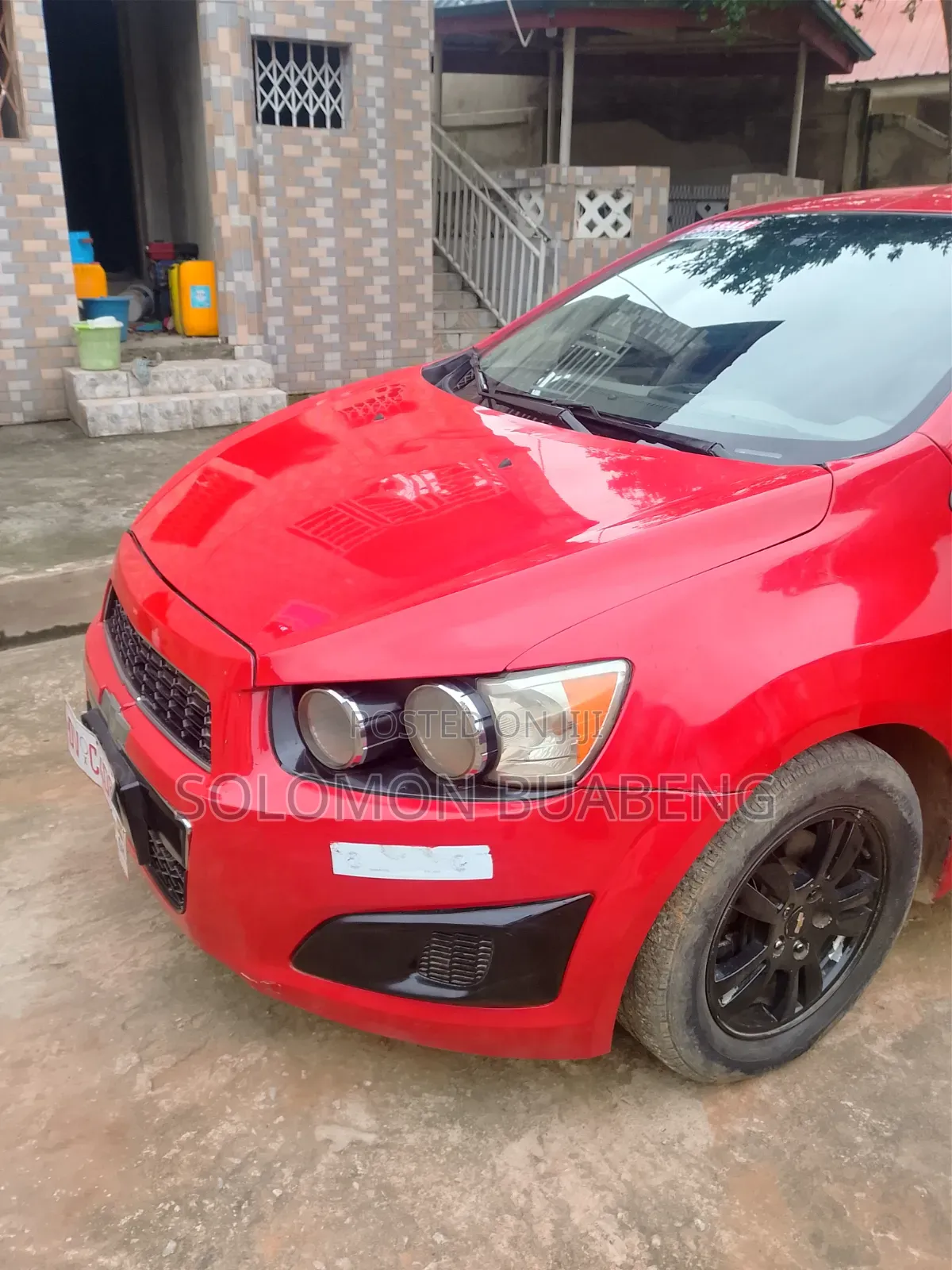 Chevrolet Sonic 2012 Red
