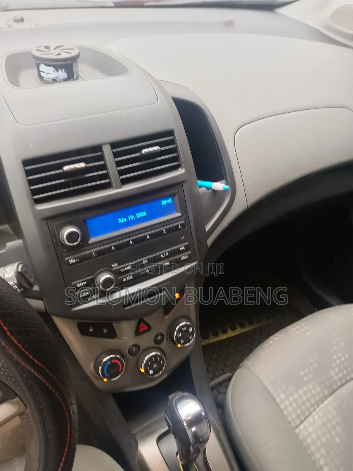 Chevrolet Sonic 2012 Red