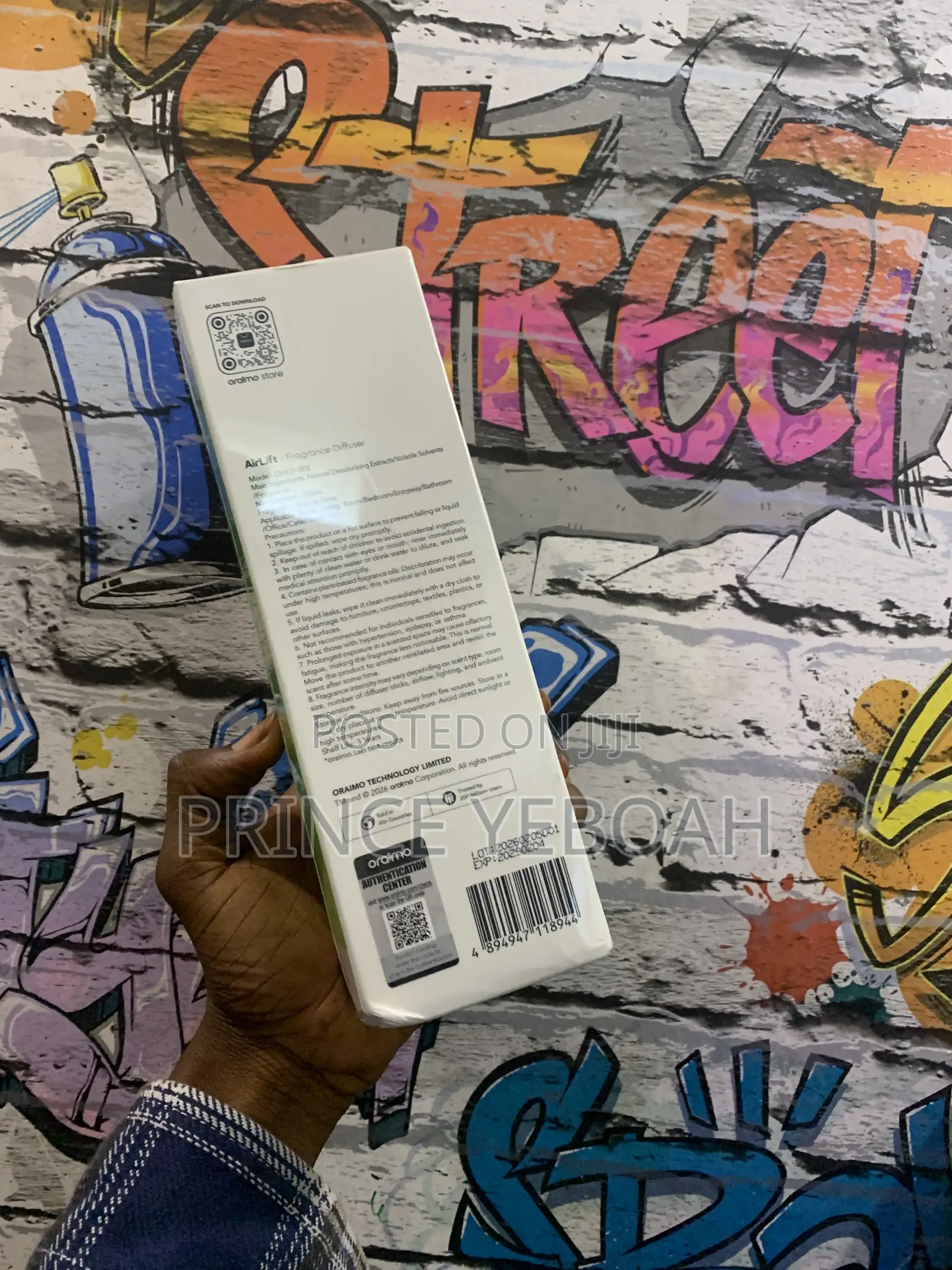 Oraimo Home Airlift Fragrance Diffuser.
