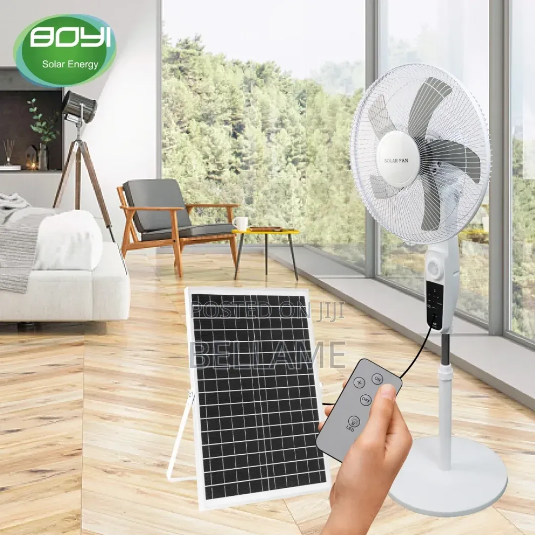 Rechargable Solar Fan