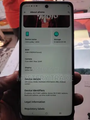 Motorola Moto G Play 2026 64 GB Black
