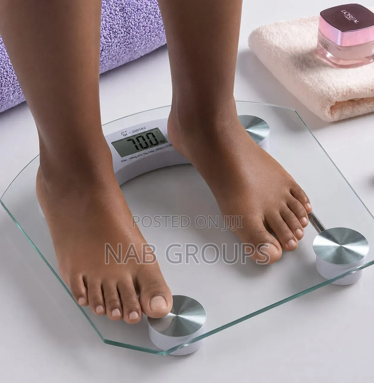 Digital Thick Glass Body Scale
