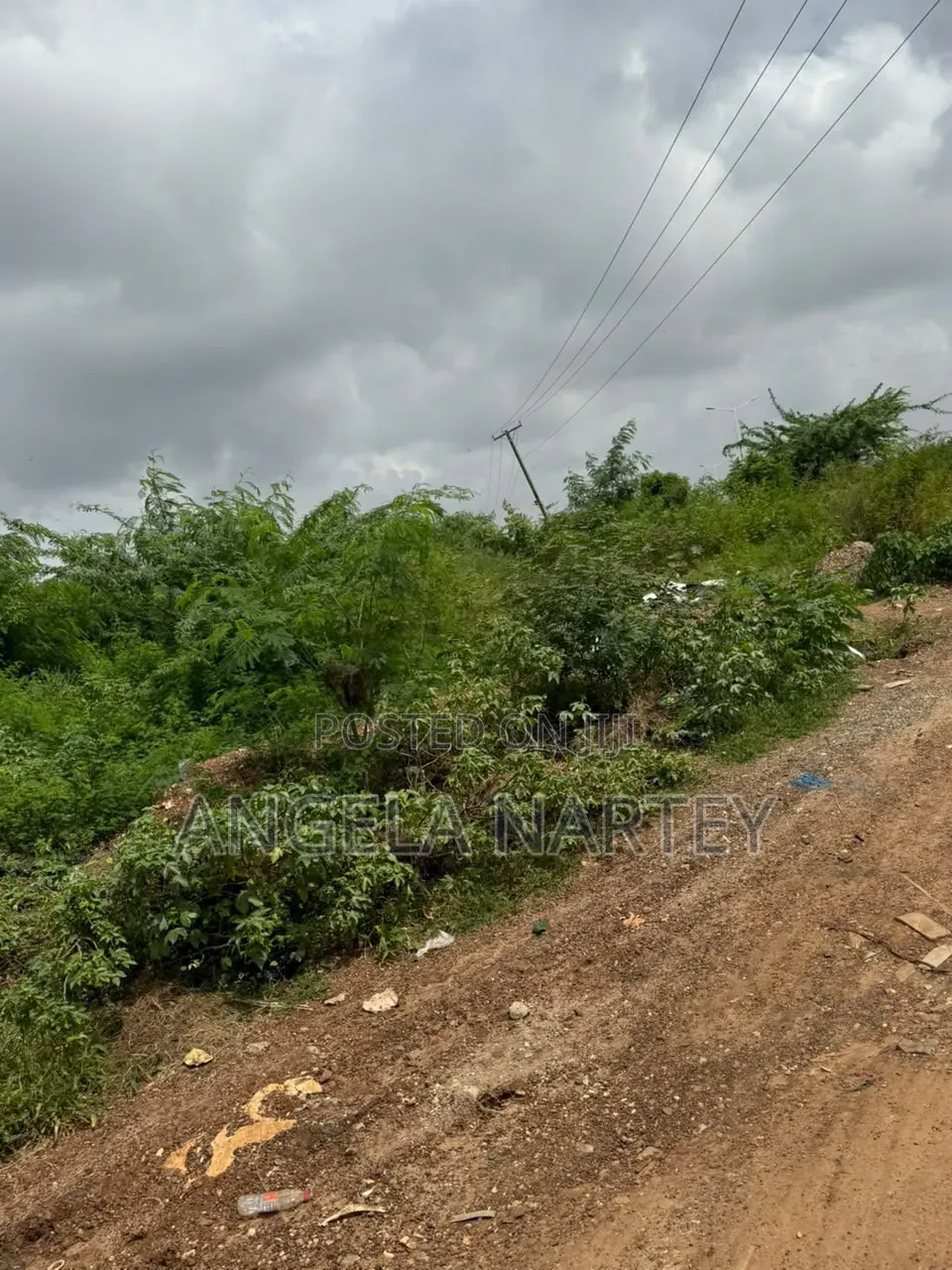 Four Acres Roadside Land for Sale at Borteyman