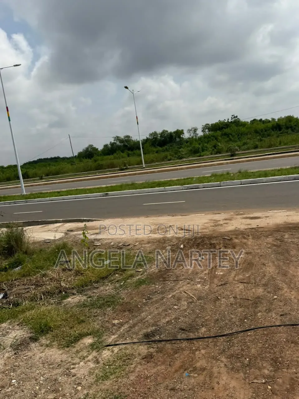 Four Acres Roadside Land for Sale at Borteyman
