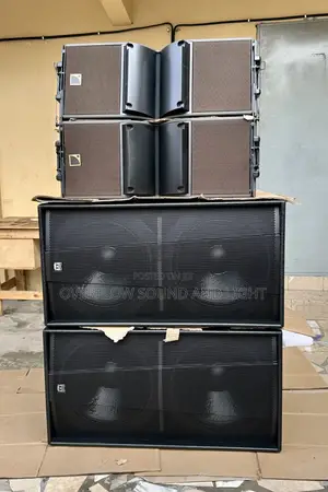 Line Array Speakers and Complete Rack Set