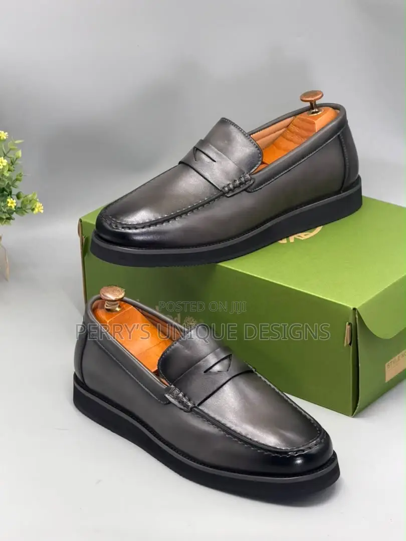 Berluti Men Andy Leather Loafers